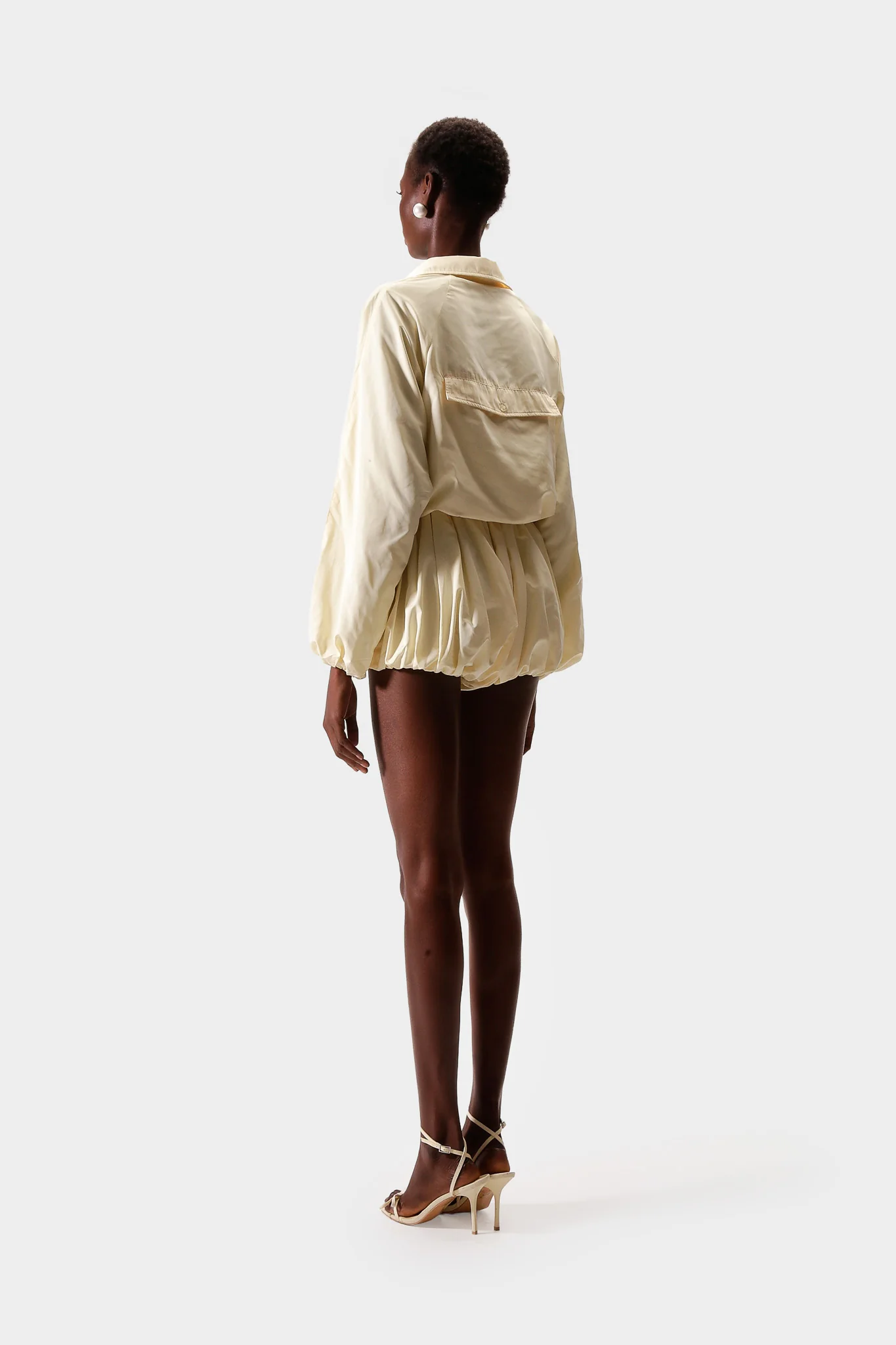 Windbreaker Balloon Short - Butter Yellow - Image 3