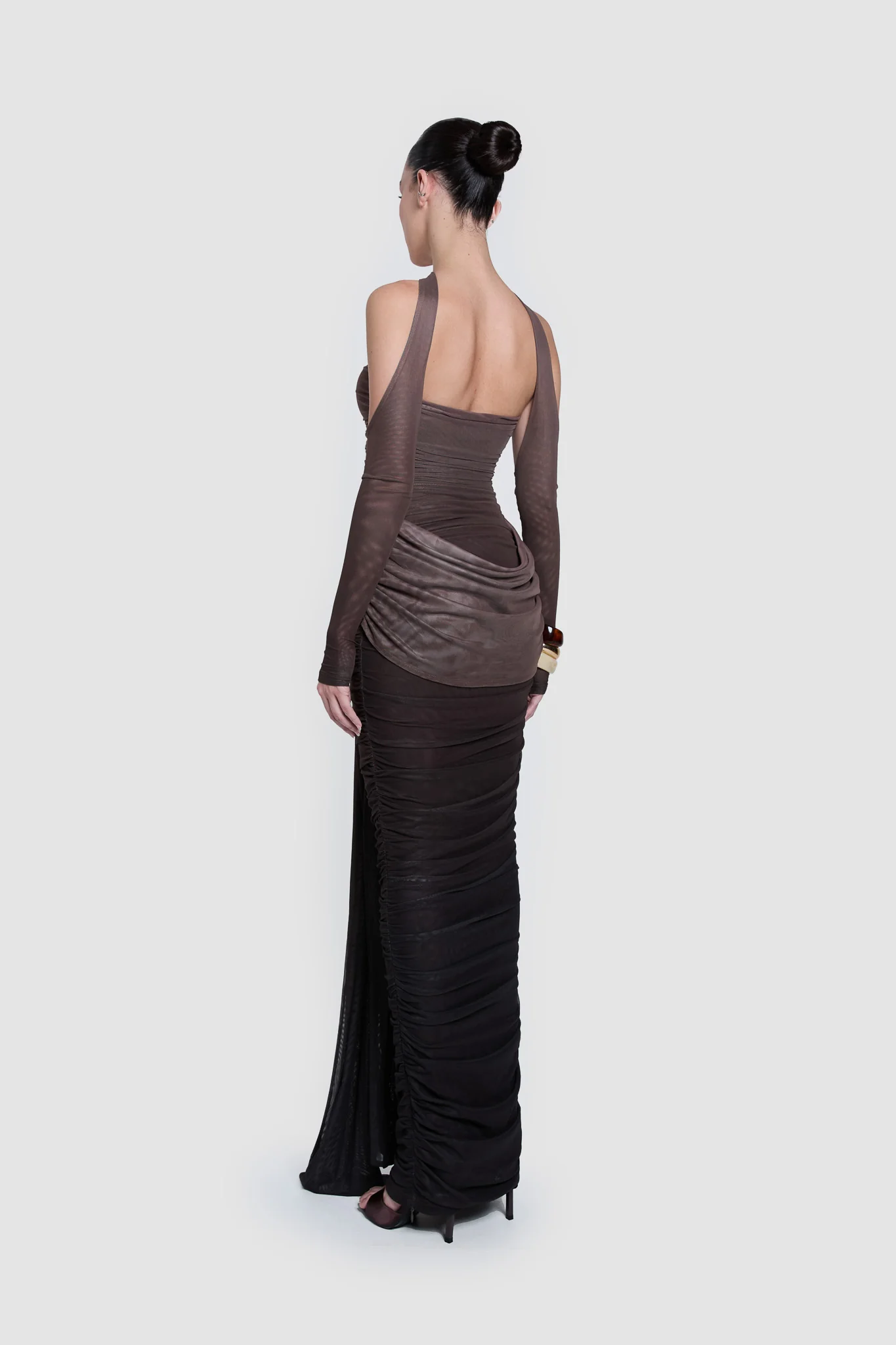 SAMPLE SALE Zaya Ruched Maxi - Ombre - Image 4