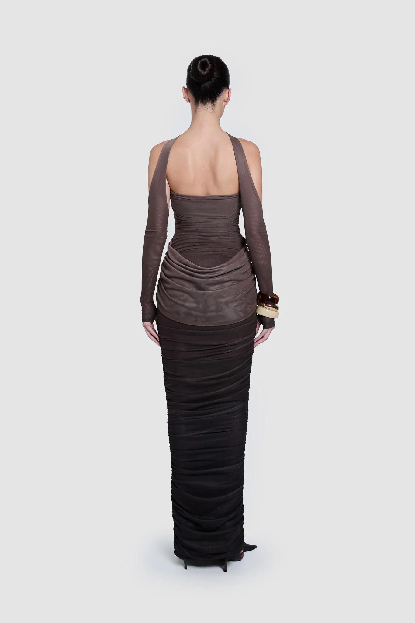 SAMPLE SALE Zaya Ruched Maxi - Ombre - Image 5