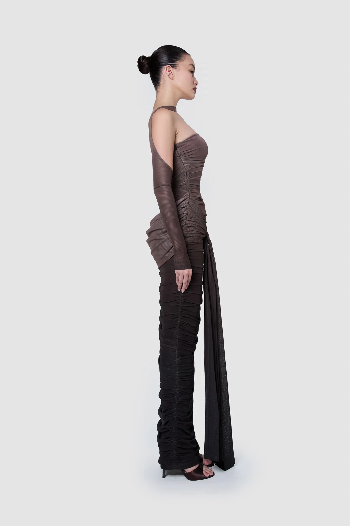 SAMPLE SALE Zaya Ruched Maxi - Ombre - Image 7