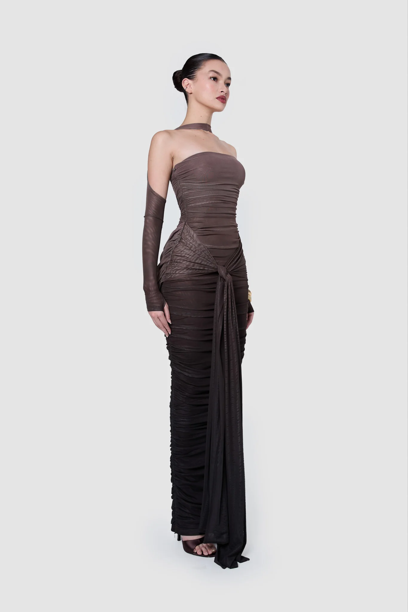 SAMPLE SALE Zaya Ruched Maxi - Ombre - Image 8