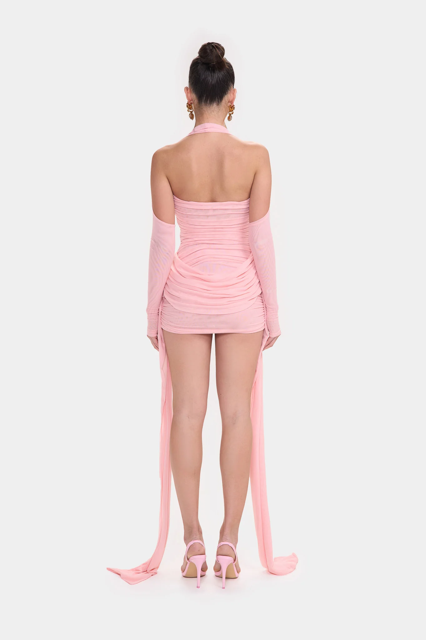 Zaya Ruched Mini - Blush Rose - Image 5