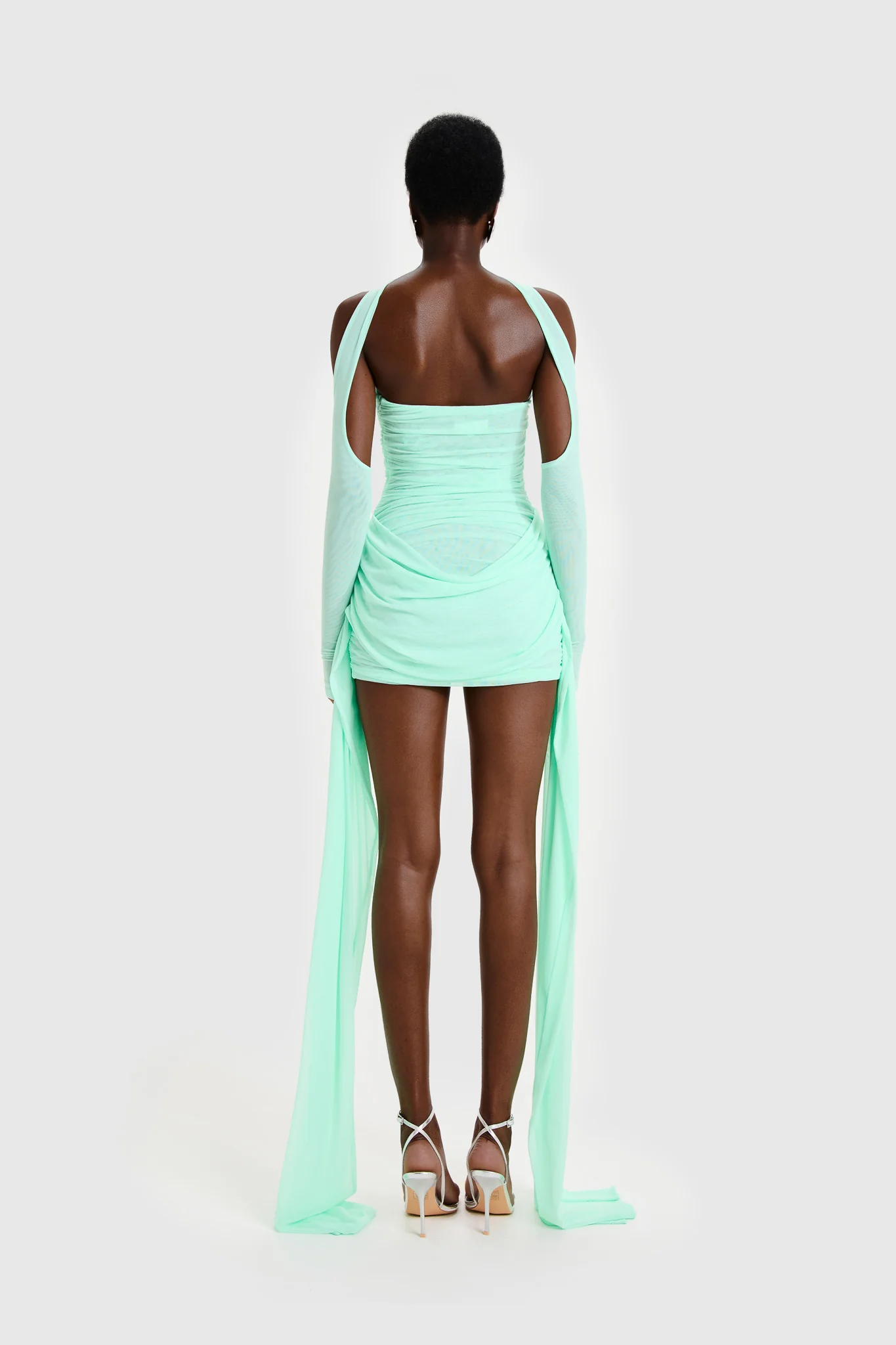 SAMPLE SALE Zaya Ruched Mini - Lagoon - Image 5
