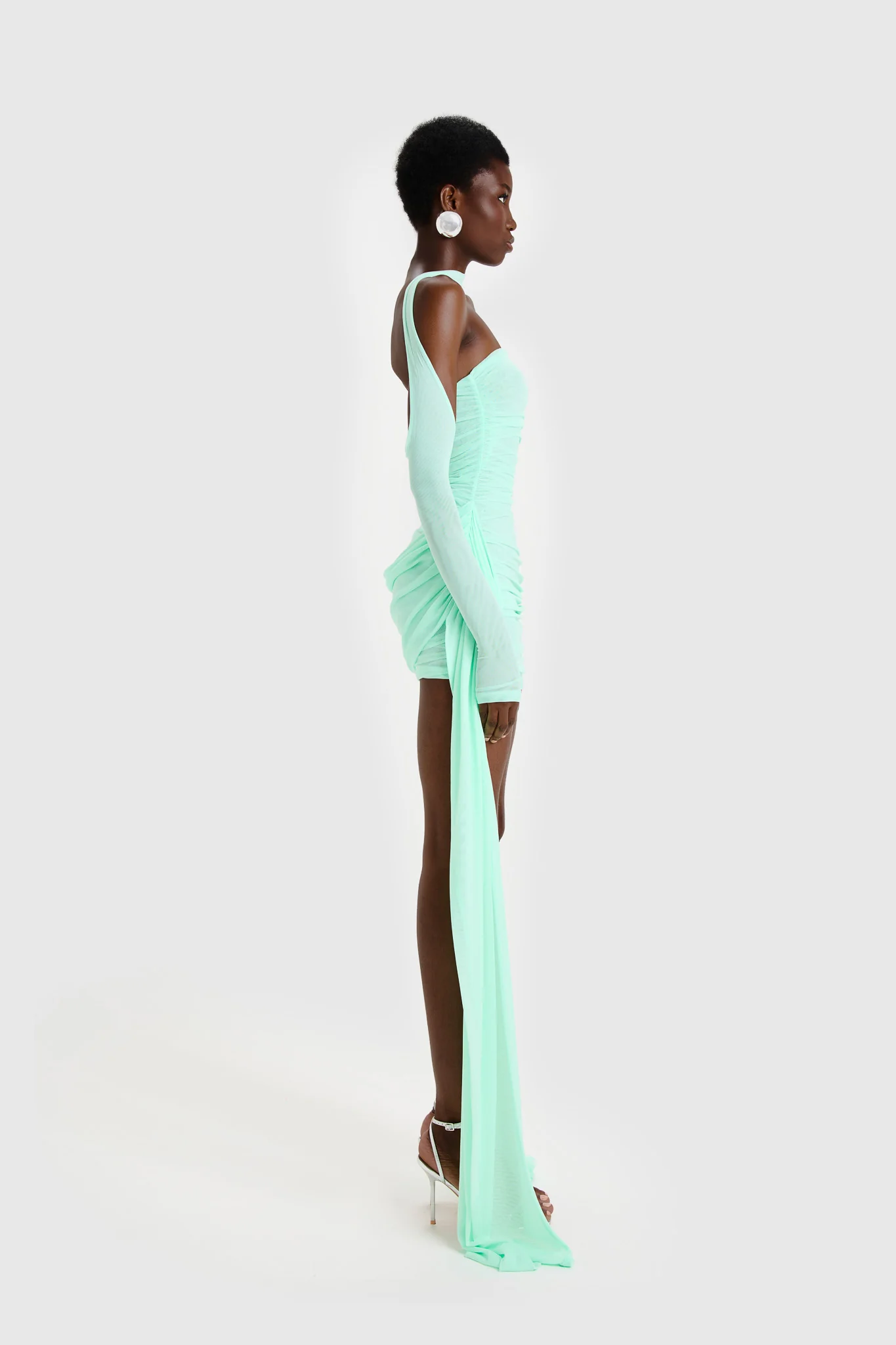 SAMPLE SALE Zaya Ruched Mini - Lagoon - Image 7