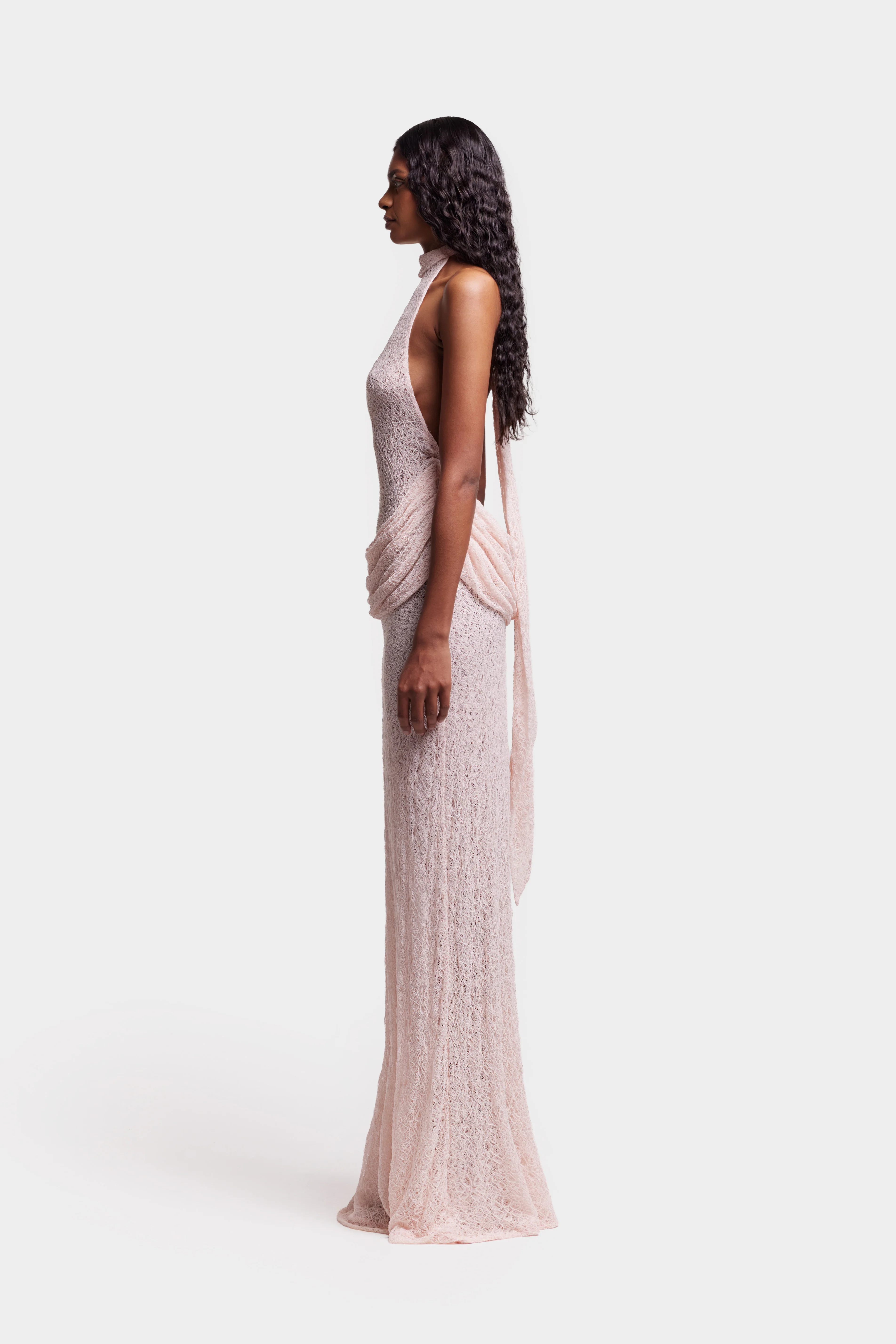 Zuma Lace Dress - Rose - Image 3