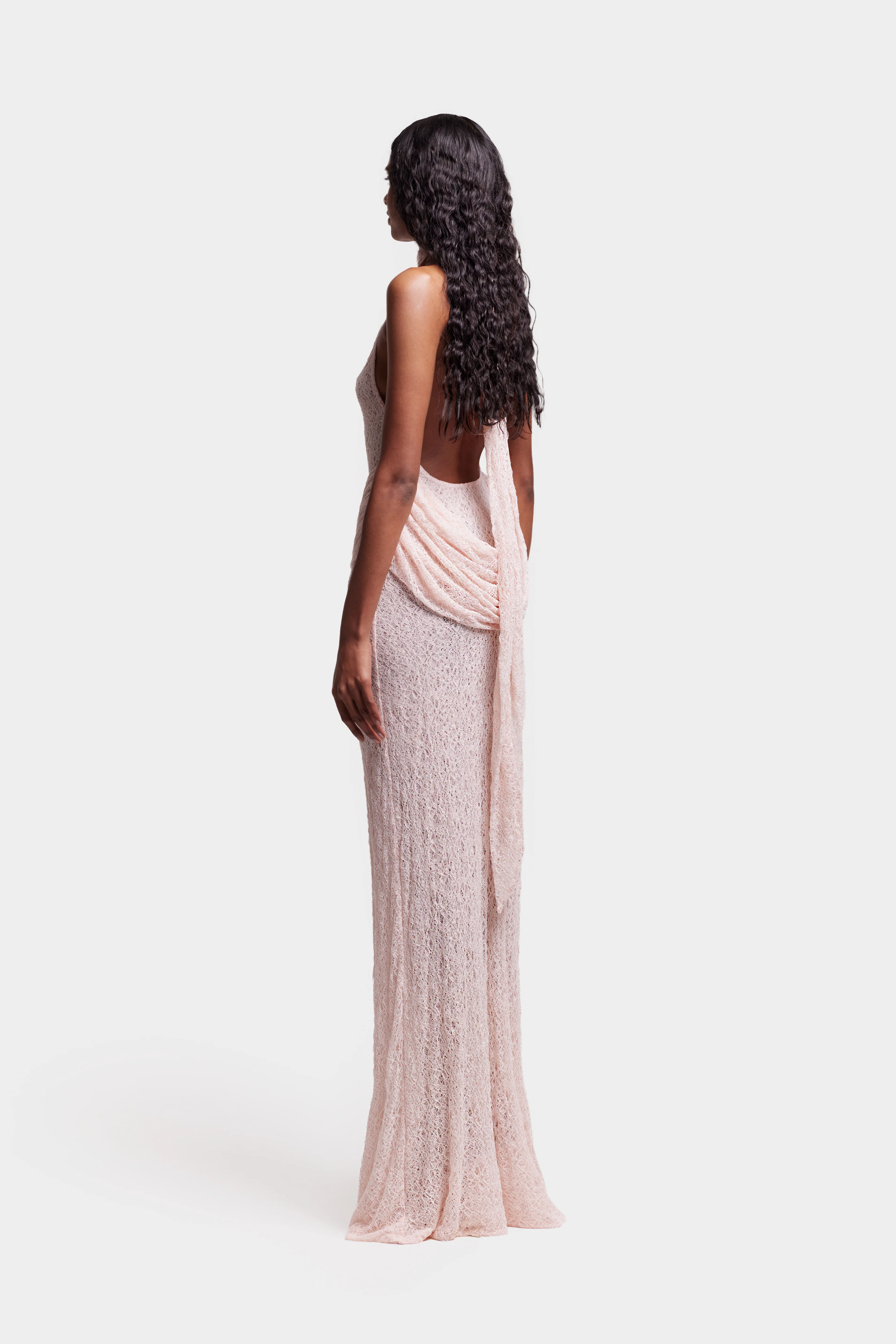 Zuma Lace Dress - Rose - Image 4