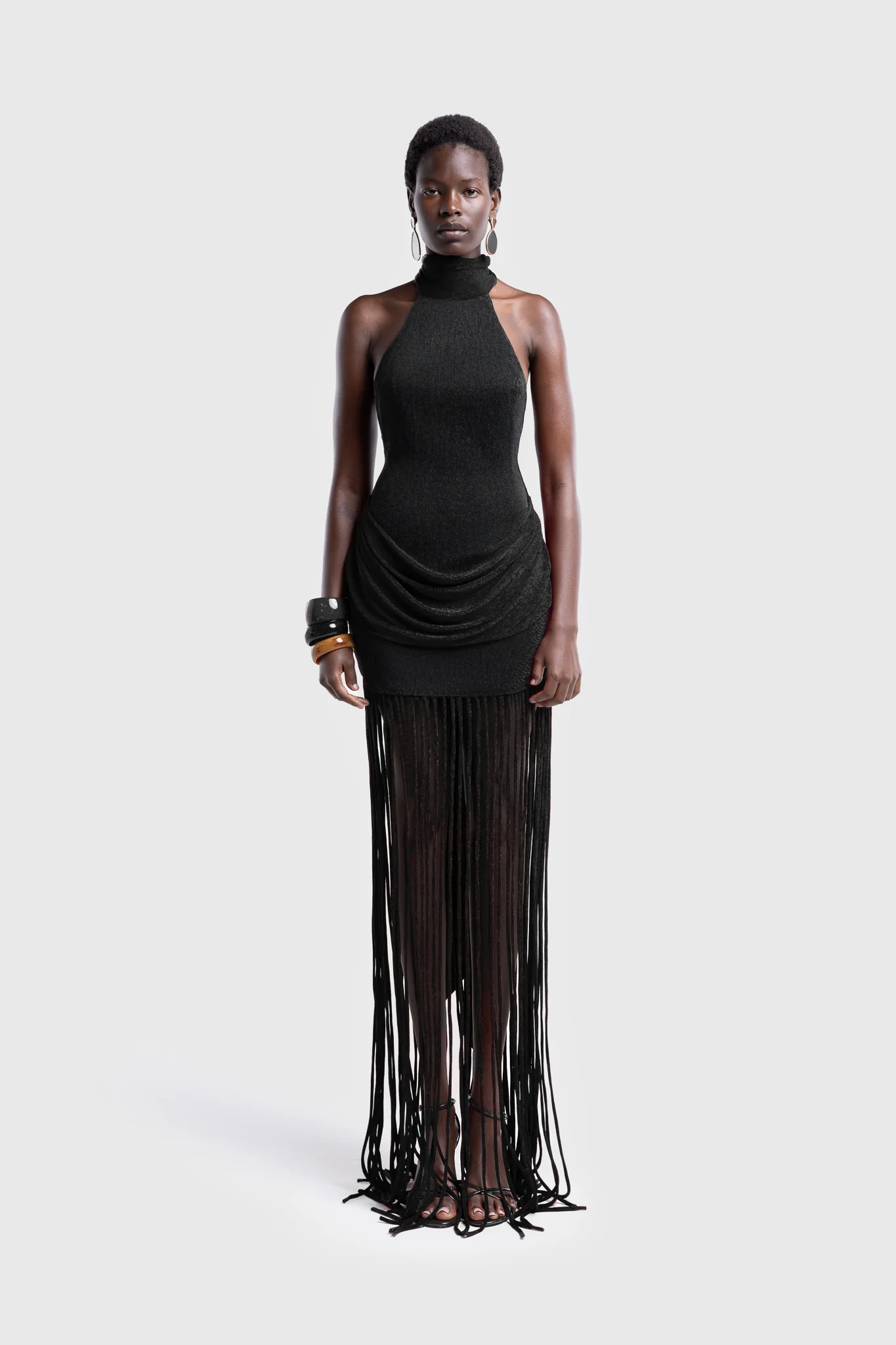 Zuma Tassel Dress - Black