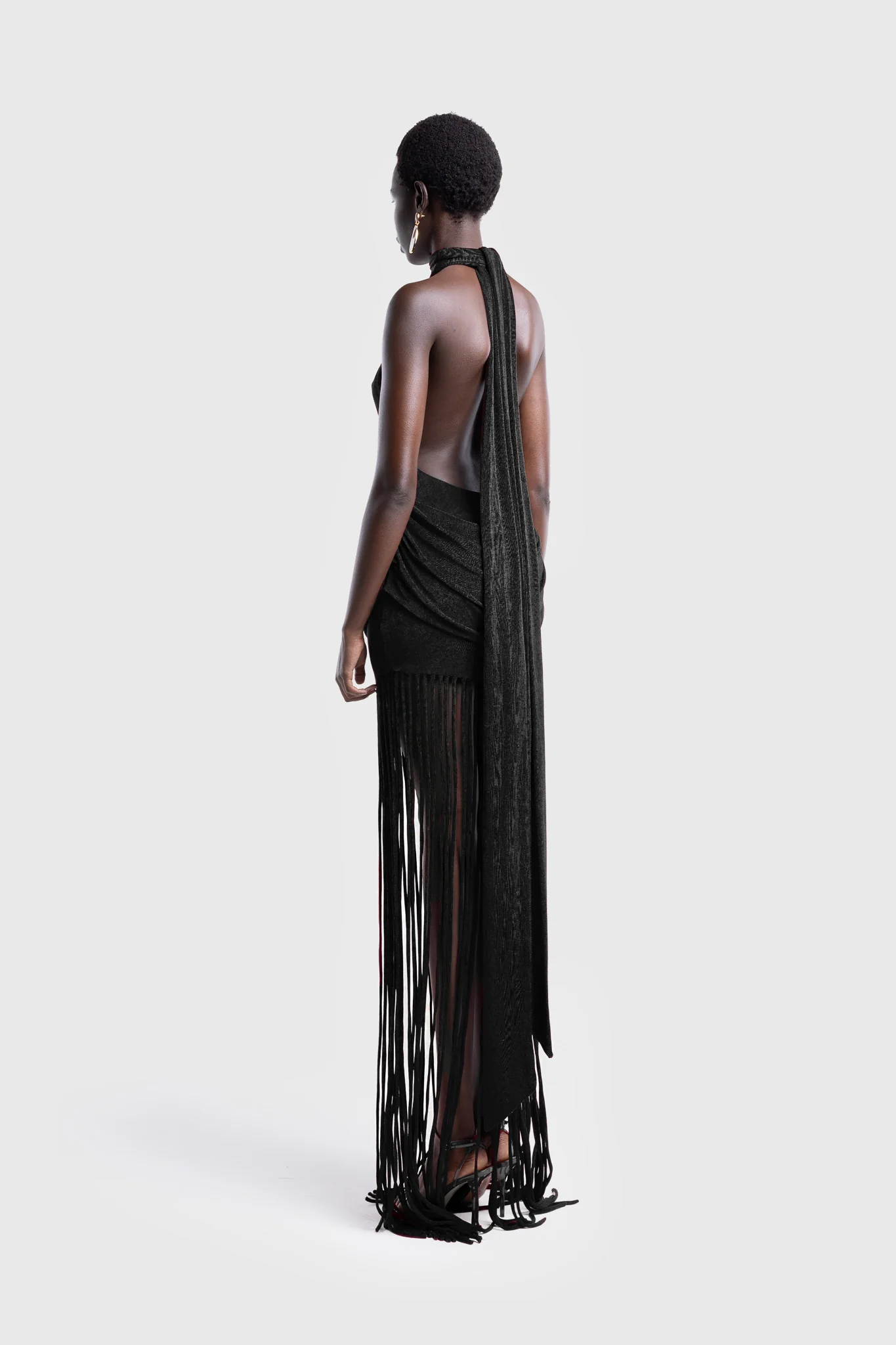 Zuma Tassel Dress - Black - Image 4