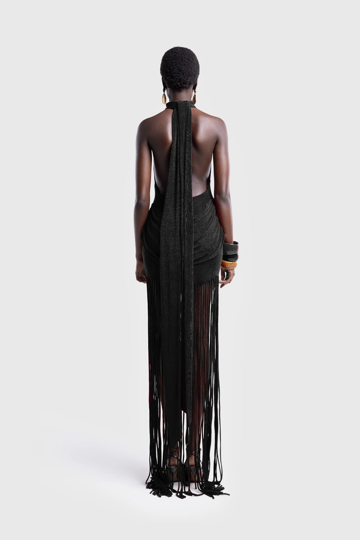 Zuma Tassel Dress - Black - Image 5