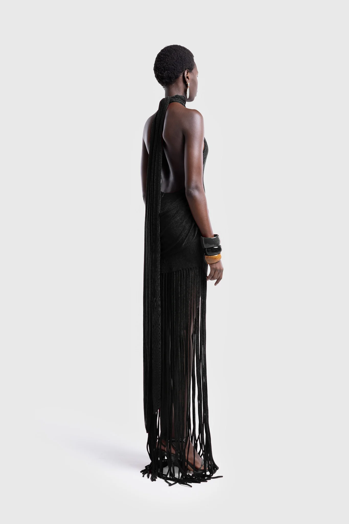 Zuma Tassel Dress - Black - Image 6